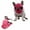 Hot Pink 3T9, variant on Wuztai Breathable Dog Muzzle Anti-Eating Anti-Bite, Short-Billed Rubber Muzzle for Small Dogs, Pet Muzzle for Walking Grooming