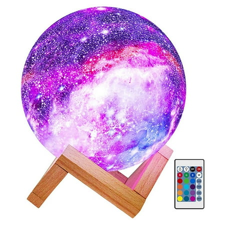 

Moon Lamp Kids Night Light Contact and Remote Control Galaxy Light-F