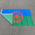 thumbnail image 3 of Aerxemrbrae Custom Flag 90*150cm (3x5ft) Rom Gypsy Flag Of The Romani People Banner, 3 of 3