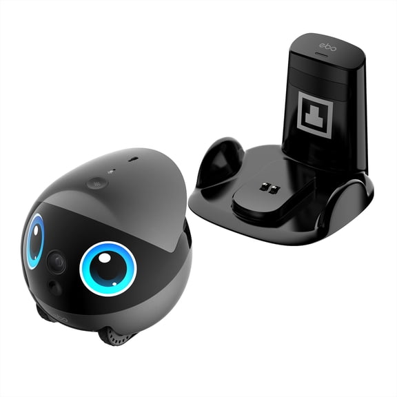Enabot EBO Air 2 Plus FamilyBot with 3K Resolution, AI Assistant, 2-Way Video, Smart Patrol, 32-GB SD Card, Charging Dock, AC Adapter (Orbit Gray)