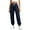 Dark Blue, variant on ABATAB Womens Cargo Pants with Pockets Cinch Bottom Hiking Pants Drawstring Lightweight Baggy Joggers Streetwear
