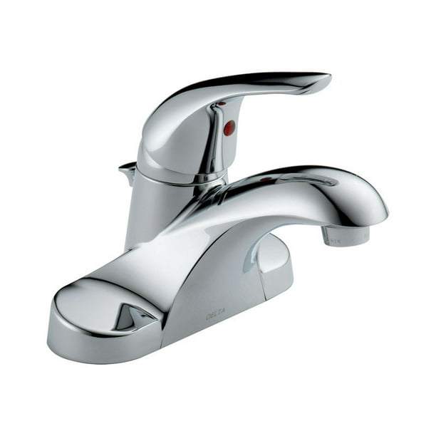 Delta Foundations Chrome Single Handle Lavatory PopUp Faucet 4 in