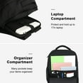 thumbnail image 4 of Matein Travel Laptop Backpack, 17 in Carry on Backpack for Men & Women, 40L Travel Bag, 4 of 10