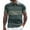 ZA Green, variant on Mens Striped Polo Shirt Button Collared Short Sleeved Business Top with Pocket Slim Fit Comfortable Trendy Casual Mens T-Shirts