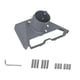 thumbnail image 2 of Soporte de techo para antena de Internet satelital, base de montaje de metal resistente para exteriores y techo Gris, 2 of 9