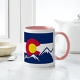 thumbnail image 4 of CafePress - Colorado Mountain Flag Mugs - 11 oz Ceramic Mug - Novelty Coffee Tea Cup, 4 of 4