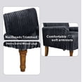 thumbnail image 5 of Modern Accent Chair with 2" Wide Wale Corduroy, 9" Solid Wood Legs, Comfortable Upholstered Armchair in Dark Gray for Living Room, 5 of 9