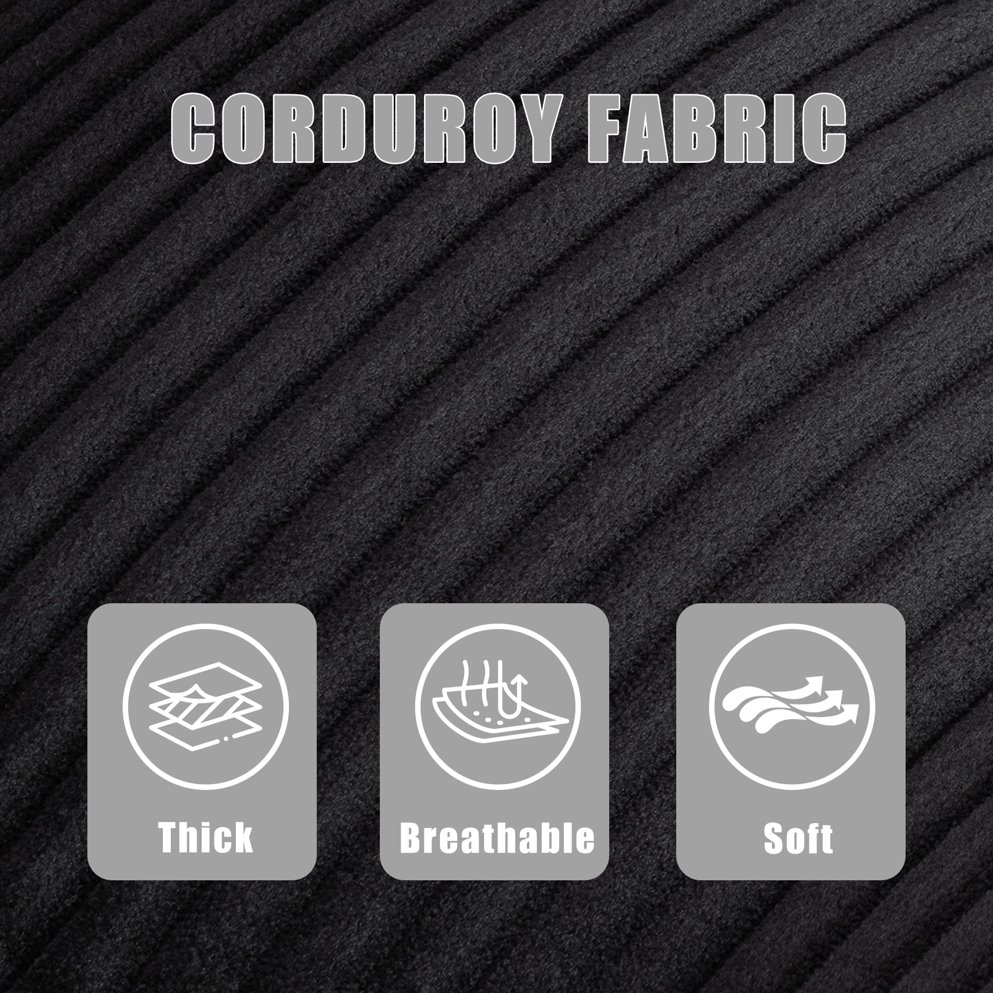 Convertible 5-Position Foldable Lazy Sofa Sleeper Bed with Armrest,Adjustable Floor Sofa Couch with 2 Pillows,Fold Out Floor Couch,Black