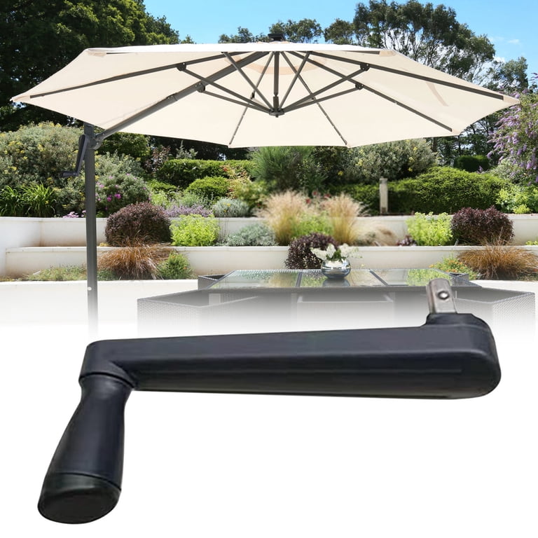 cantilever patio umbrella replacement crank Manual 360 Rotating Umbrella Replacement Parts Heavy Duty Outdoor Beach Umbrella Umbrella Parts, Umbrella Crank Replacement : Patio, Lawn & Garden which is very sturdy Cantilever parasol accessories - crank