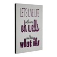 thumbnail image 1 of Cheungs 4828 Wooden Wall Art - Lets Live Life, 1 of 1