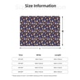 thumbnail image 5 of Rateoe Gnomes And Houses Pattern Flannel Throw Blanket, Ultra-soft Blanket for Bed, Couch, Car, Hypoallergenic Anti-pilling blanket-60"x50"(Horizontal), 5 of 6