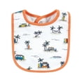 thumbnail image 6 of Hudson Baby Infant Boy Cotton Bibs, Surfer Dude, One Size, 6 of 7