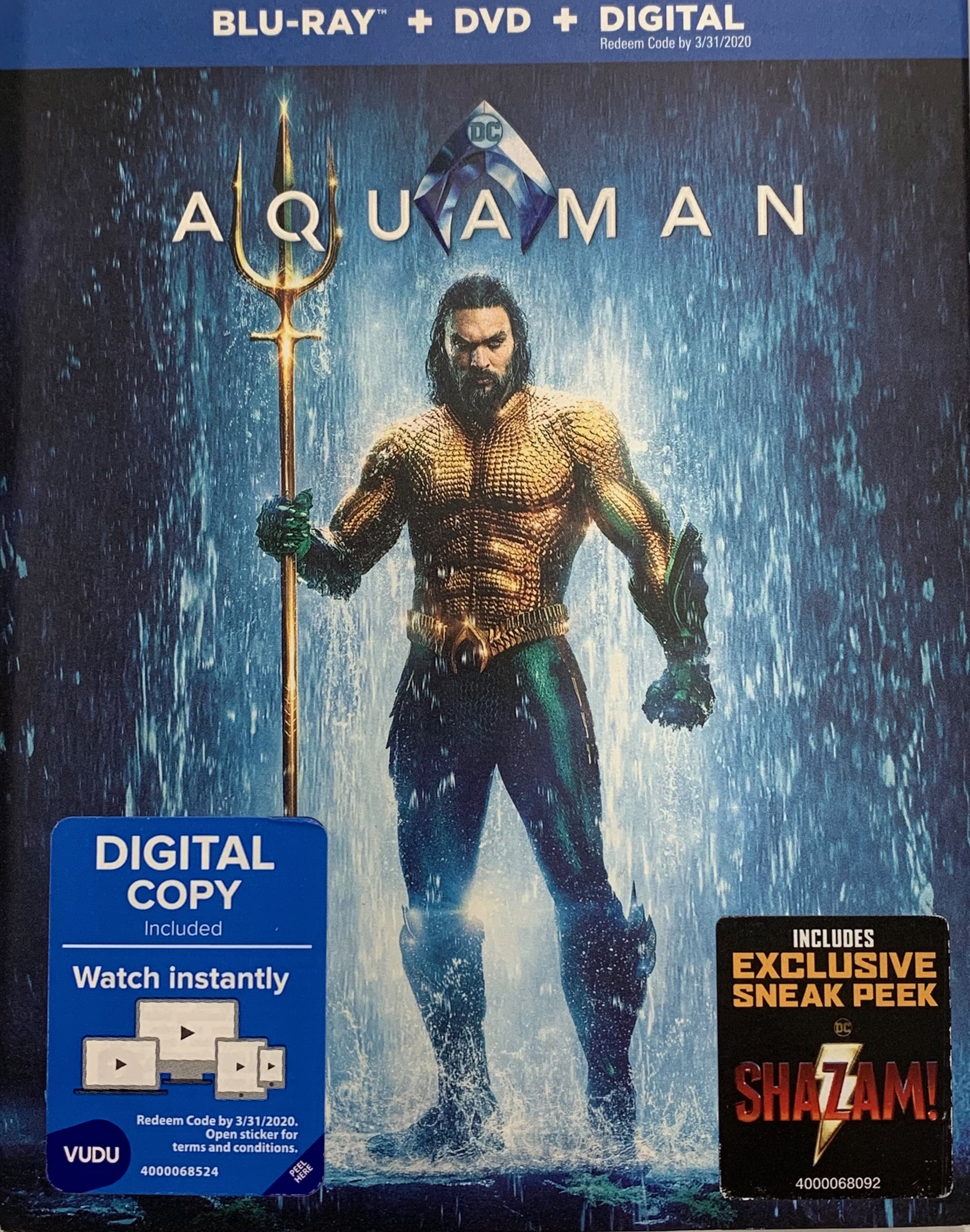 Aquaman (Blu-ray + DVD) - Walmart.com