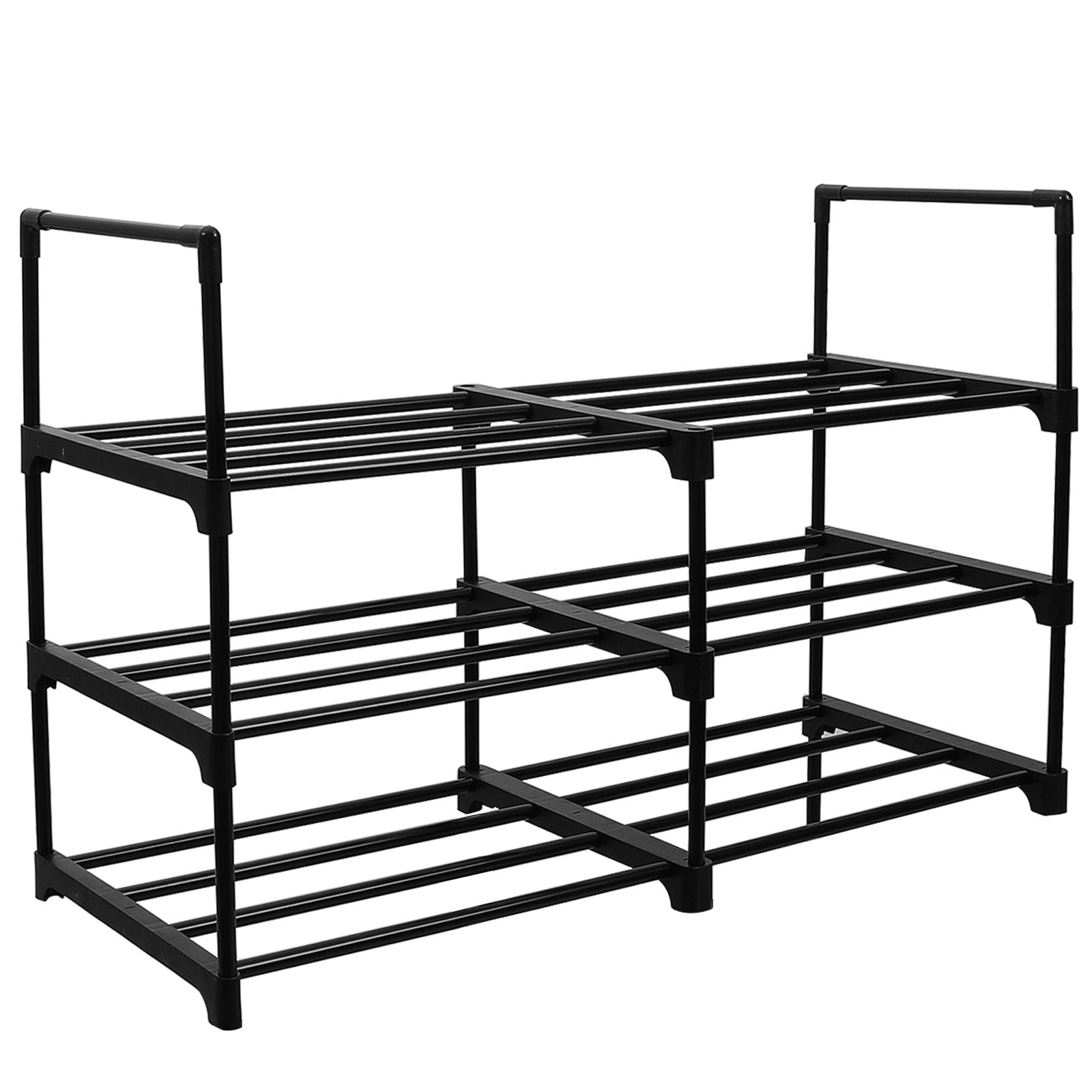 Shoe Rack Metal Shoe Organizer Stackable Adjustable Storage Shelf for