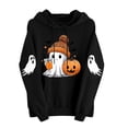 thumbnail image 6 of Falkdiz Halloween Sweatshirts for Women Winter Hooded Pullover Long Sleeve Graphic Cute Pocket Outdoor Casual Womens Hoodies, 6 of 7