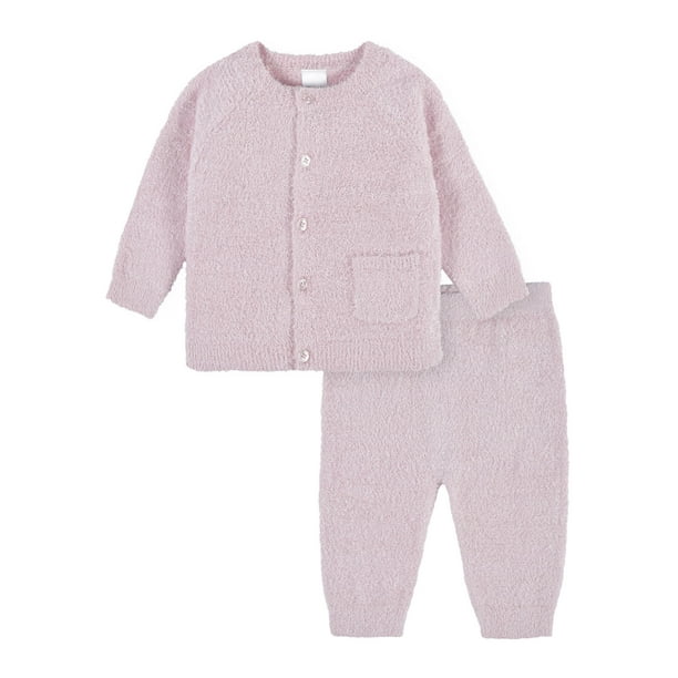 Modern Moments By Gerber Baby Boy Or Girl Gender Neutral Cozy Sweater Pant 2 Piece Outfit Set Newborn 24 Months Walmart Com