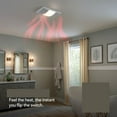 thumbnail image 4 of Bathroom Exhaust Fan, Heater, and LED Light Combination, 80 CFM ,High-Efficiency, 4 of 6