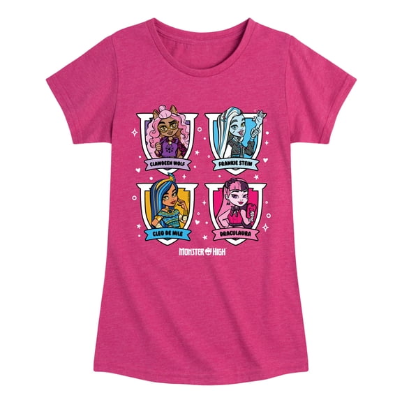 Monster High - Yearbook Photos - Toddler & Youth Girls Short Sleeve T-Shirt