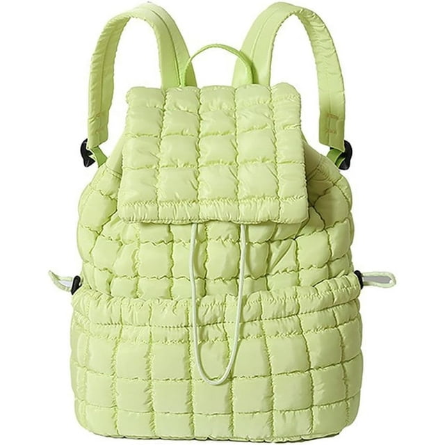 LHSHID Backpack for Women Large Puffer Quilted Backpack Purse Lightweight Bubble Work Travel Backpack for Women