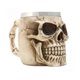 thumbnail image 1 of Funda de resina con forma de calavera 3D, estéreo, 400 ml, acero inoxidable, 1 of 1
