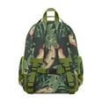thumbnail image 3 of Aloha Jungle Leaves Waterproof Backpack - Breathable Padded School Bag with Chest Strap for Commuters, 3 of 5