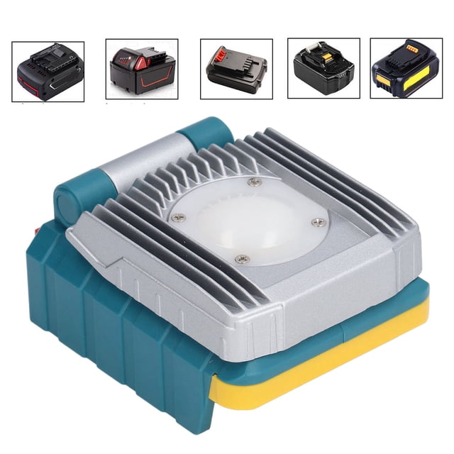 Lámpara de Trabajo, Luz de Trabajo de Uso Portátil de 1000lm de Ancho PARA 14.4V 18V Batería