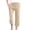 7# Beige, variant on Petite Capris for Women with Pockets Below Knee Summer Casual Cotton Linen Pants Straight Leg Vacation Beach Crop Pant with Pockets Dark Gray M