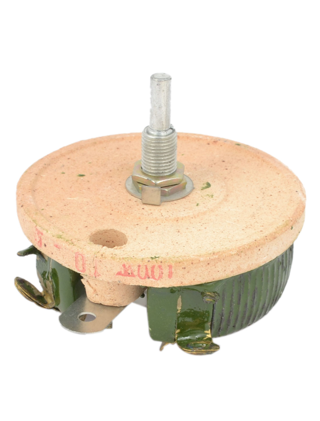 Unique Bargains Ceramic Tray Wire Wound Variable Resistor Rheostat 100W 10 Ohm