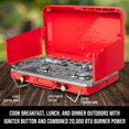 thumbnail image 3 of Hike Crew, Camping Portable, 2 Burner Propane Stove W/ Tray, Handle & Legs, 3 of 6