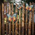 thumbnail image 4 of Mariposa de Metal para Decoración de Pared Exterior, Colgante de Hierro Forjado, Valla Decorativa para Jardín Interior y Exterior, 4 of 6