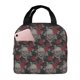 thumbnail image 1 of Easygdp Skull and Red Roses Bolsa Térmica Premium - Tela Oxford Impermeable, Gran Capacidad, Bolsillo Frontal, Unisex para Trabajo, Escuela, Actividades al Aire Libre y Picnics, 1 of 8