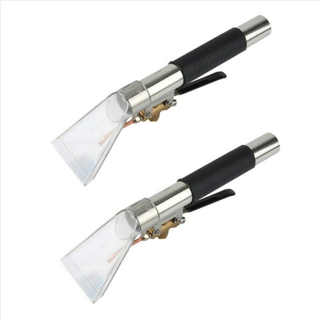 2X Carpet Cleaning Extractor Auto Detail Wand Tool Extractor Machine High Pressure Cleaner Car Sofa Hotel,2 x Carpet Cleaning Extractor,silver & black