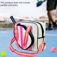thumbnail image 3 of GLFILL Pickleball Paddle Bag Large Capacity Neoprene Paddle Storage Bag with Strap Blue, 3 of 9