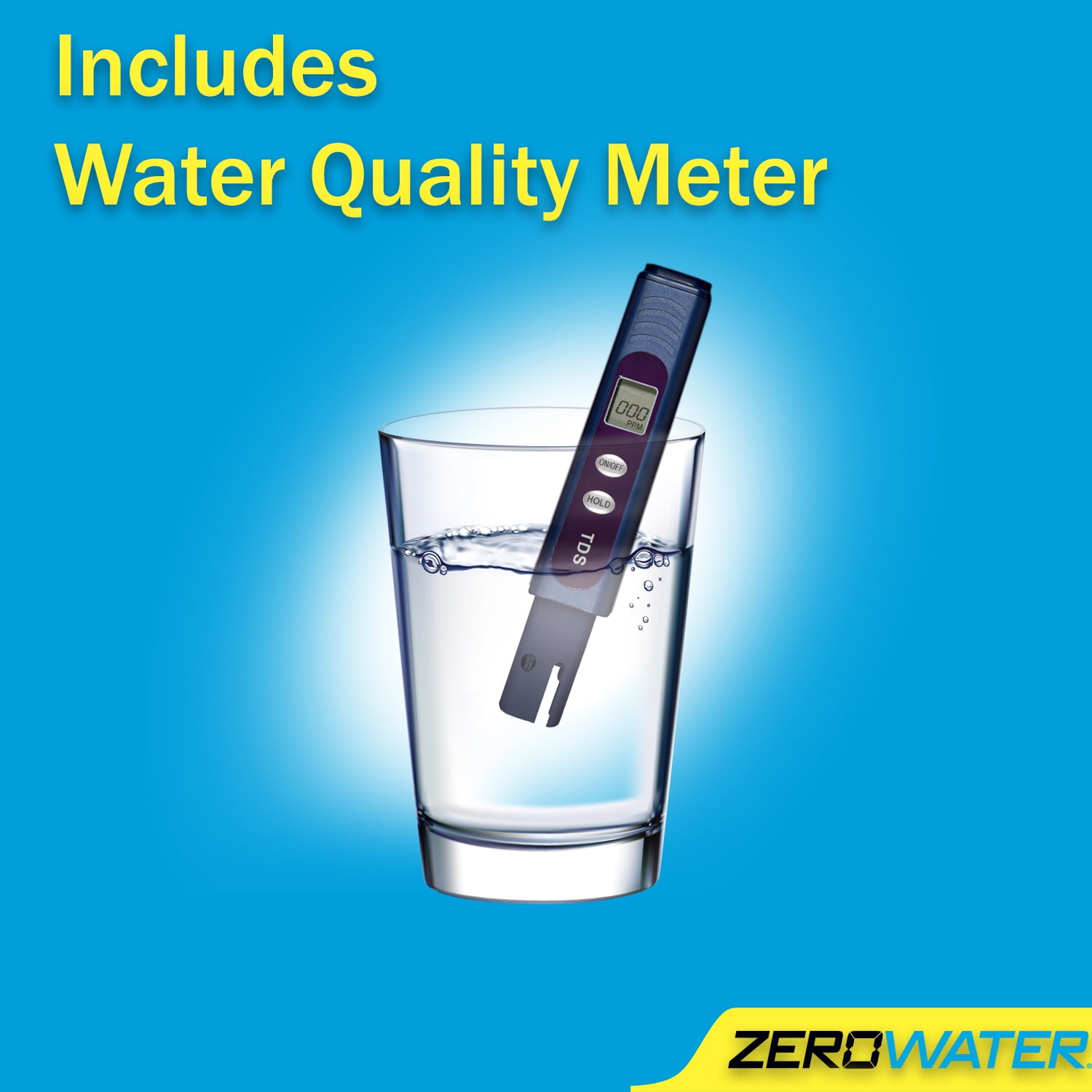 NSF Certified ZeroWater 8 Cup Pitcher with Free Water Quality Meter BPA-Free 
