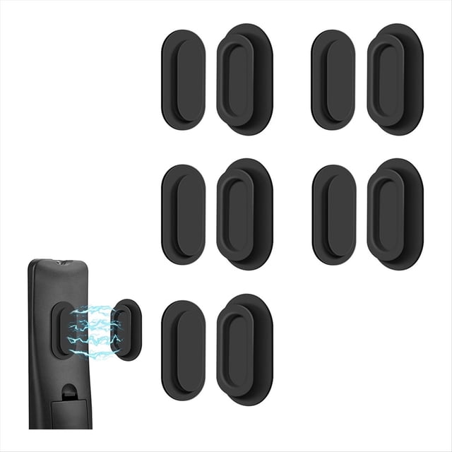 6 Soportes Magnéticos para Control Remoto de TV, Ventilador y Aire Acondicionado. Soporte Autoadhesivo para Almacenamiento en Pared.
