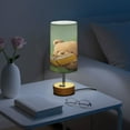 thumbnail image 6 of Touch-Control 3-Color Desk Lamp with Plug – Energy-Saving LED + 3 Simultaneous Charging Ports Bearsa, 6 of 8