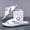 blue, variant on White Croc Texture Adjustable Buckle Hollow Slide Sandals for Men