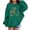 Green, variant on Kids Boys Girls Hooded Jacket Cartoon Prints Hoodie Sweatshirt Toddler Child Pullover Zip Girls