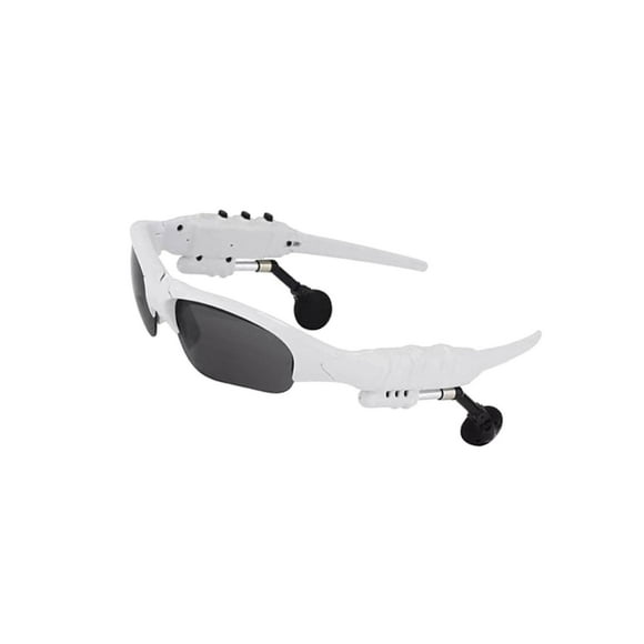Fashion Headphones Sunglasses Built in Mic Stereo Headset headset sunglasses Audio Sunglasses Audio Sunglasses White