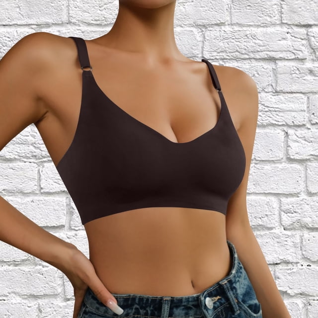 Product Bra Seamless Girls' Front-Closure Wireless Comfort Underwear Without Rim for Everyday Wear