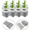 ALSLIAO 100Pcs Plant Grow Bag NonWoven Fabric Grow Breeding Bags