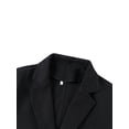 thumbnail image 4 of Genuiskids Men Fall Winter Trench Coat Warm Woolen Slim Fit Jacket Business Long Overcoat Lapel Long Sleeves Single Breasted Well-Fitting Outerwear with Pockets, 4 of 8