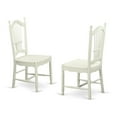 thumbnail image 2 of East West Furniture Avon 7-piece Wood Kitchen Table Set in Linen White, 2 of 2