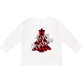 thumbnail image 3 of Inktastic Red Buffalo Plaid Christmas Tree Boys or Girls Long Sleeve Toddler T-Shirt, 3 of 5