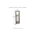 thumbnail image 4 of Signature Design by Ashley Casual Colburn Wall Sconce  Natural/Black, 4 of 4