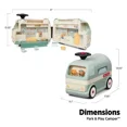thumbnail image 3 of Radio Flyer Park And Play Camper Riding Toy, 2-in-1 Foot To Floor Playset, 8 Play Pieces, Ages 1.5-4, 3 of 5