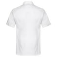 thumbnail image 2 of vastwit Unisex Men Women Stand Collar Short Sleeve Chef Jacket Cooking Coats Restaurant Hotel Kitchen Whie 4XL, 2 of 7