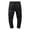 Black, variant on Mens Cargo Pants Zip Off Jogging Pant Elastic Waist Workout Pants Otudoor Running Workout Pant Multi Pockets Gray,L