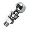 thumbnail image 4 of Chrome Trailer Hitch Tow Ball 2-5/16 Inch M25 Shank Dia Capacity 5000 Lbs Coupling Parts RV Camper Caravan Accessories ,Easy Operate, 4 of 6
