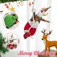 thumbnail image 4 of Climbing Santa with Music, Electric Santa Climbing Rope Decoration, Novelty Climbing Santa Claus on Rope, Battery Operated, Climbs Up and Down, Christmas Holiday Decoration Gift, 4 of 8